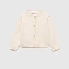 MANGO KIDS - Cárdigan Punto Bordado Unisex Bebé