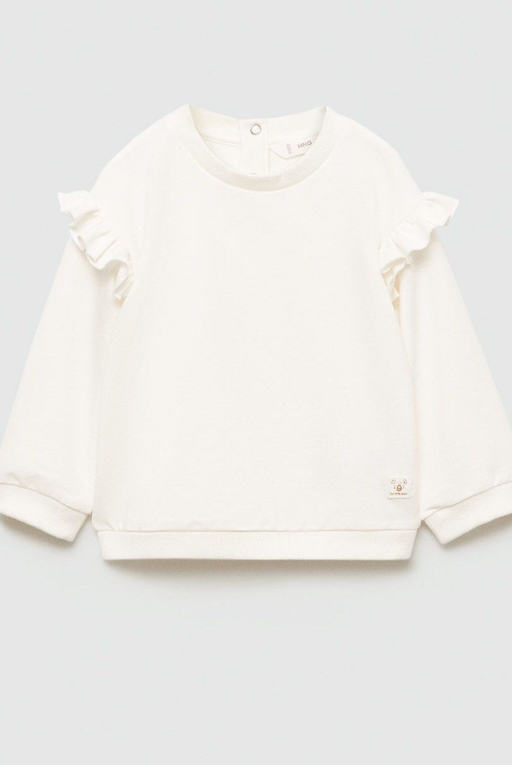 MANGO KIDS - Polerón Algodón Volantes Unisex Bebé Mango Kids