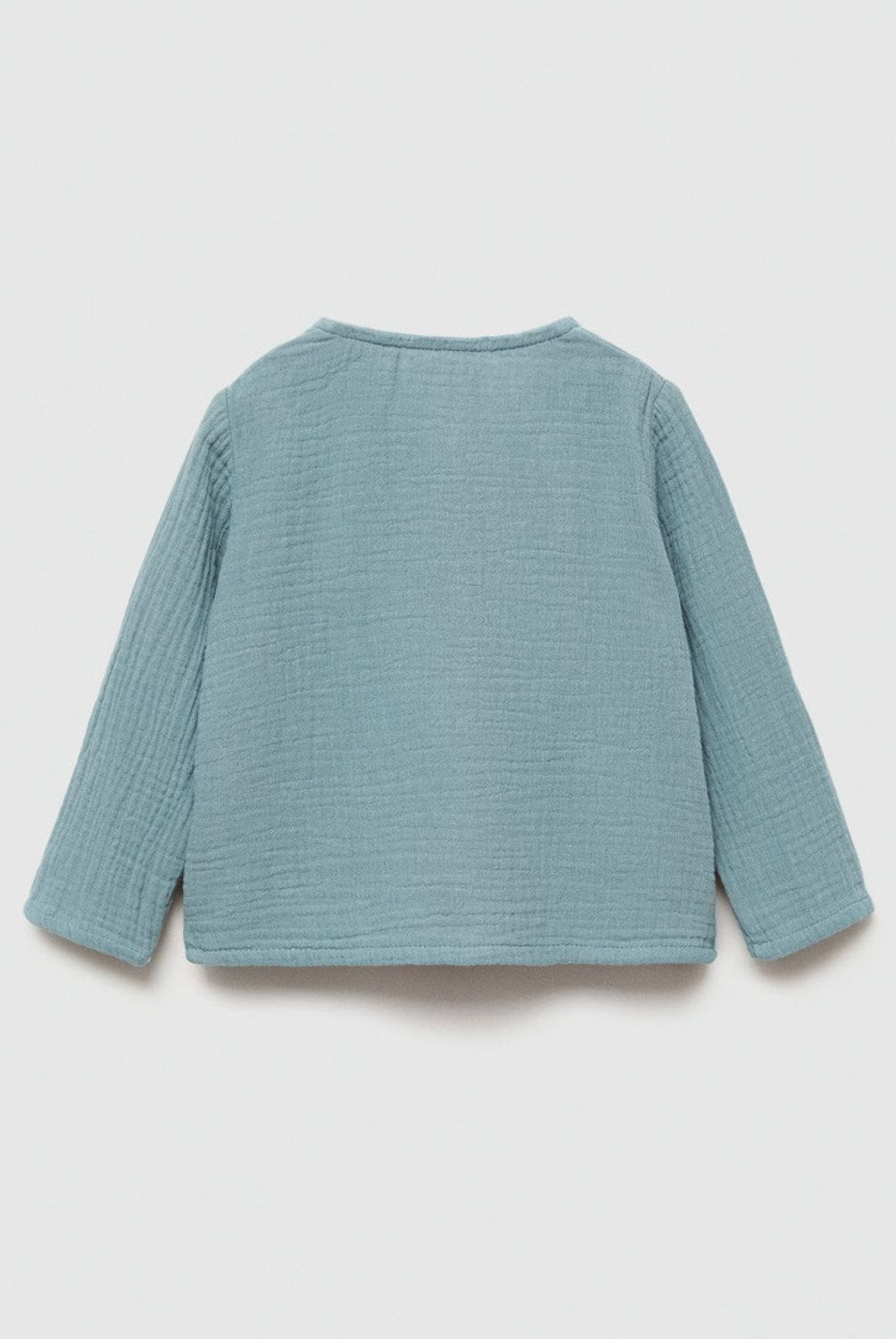 MANGO KIDS - Camisa Algodón Bambula Unisex Bebé Mango Kids