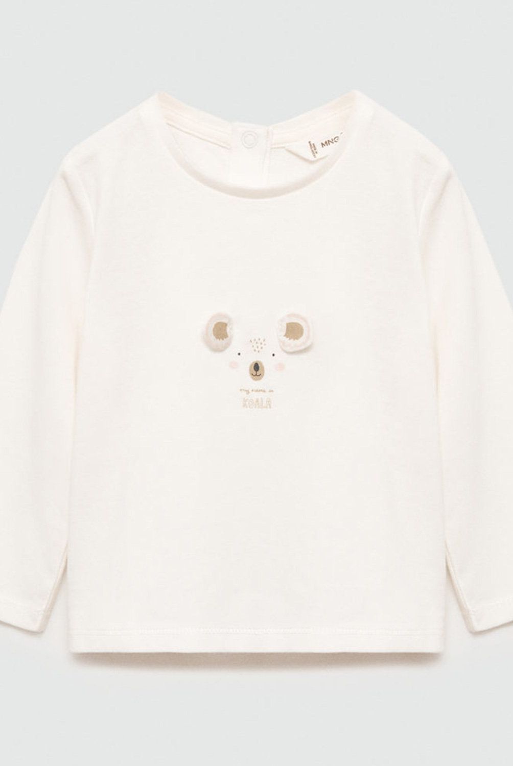 MANGO KIDS - Polera Manga Larga Estampada Unisex Bebé Mango Kids
