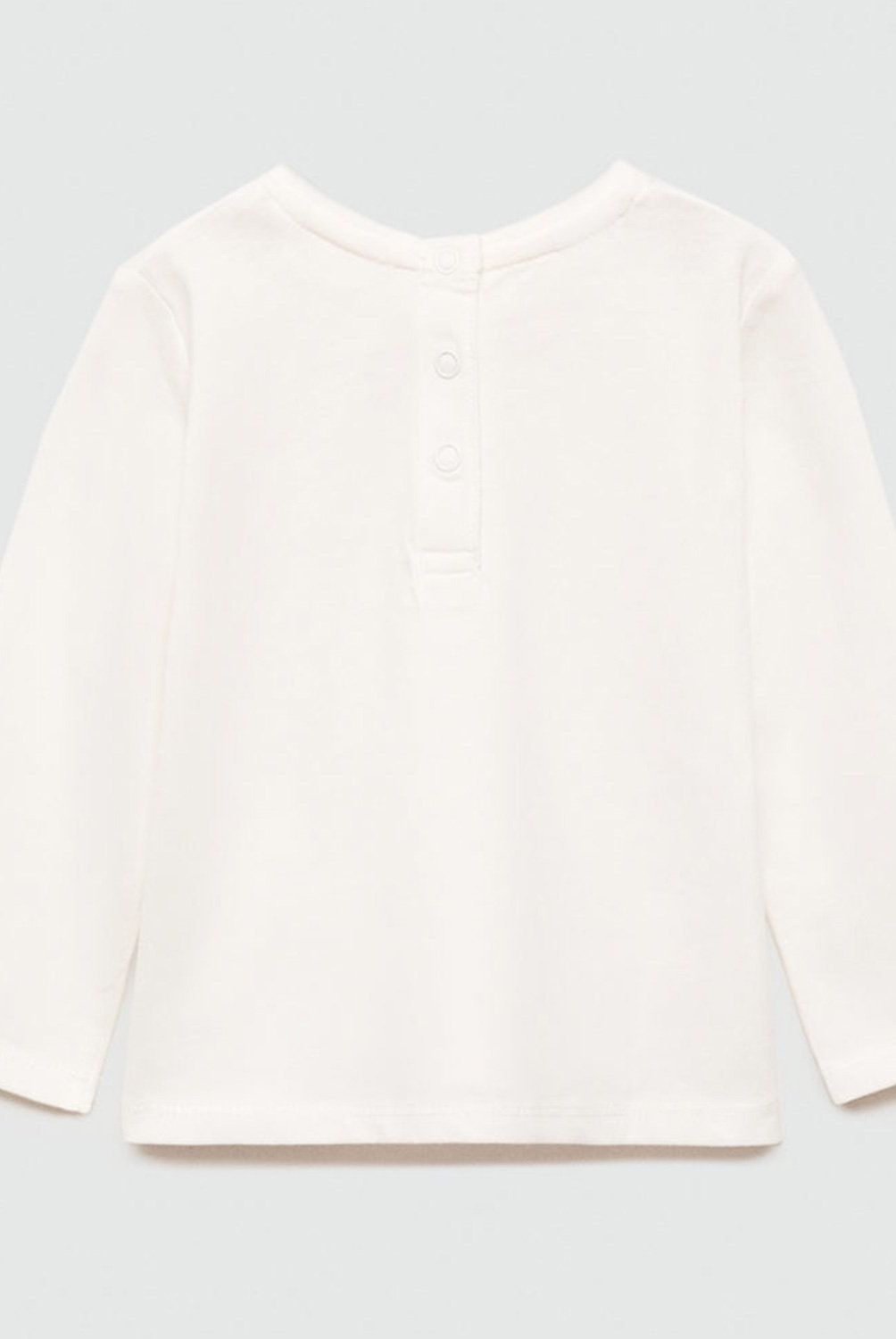 MANGO KIDS - Polera Manga Larga Estampada Unisex Bebé Mango Kids