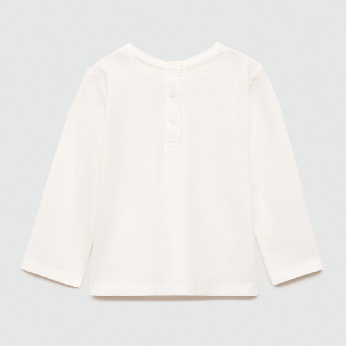 MANGO KIDS - Polera Manga Larga Estampada Unisex Bebé Mango Kids