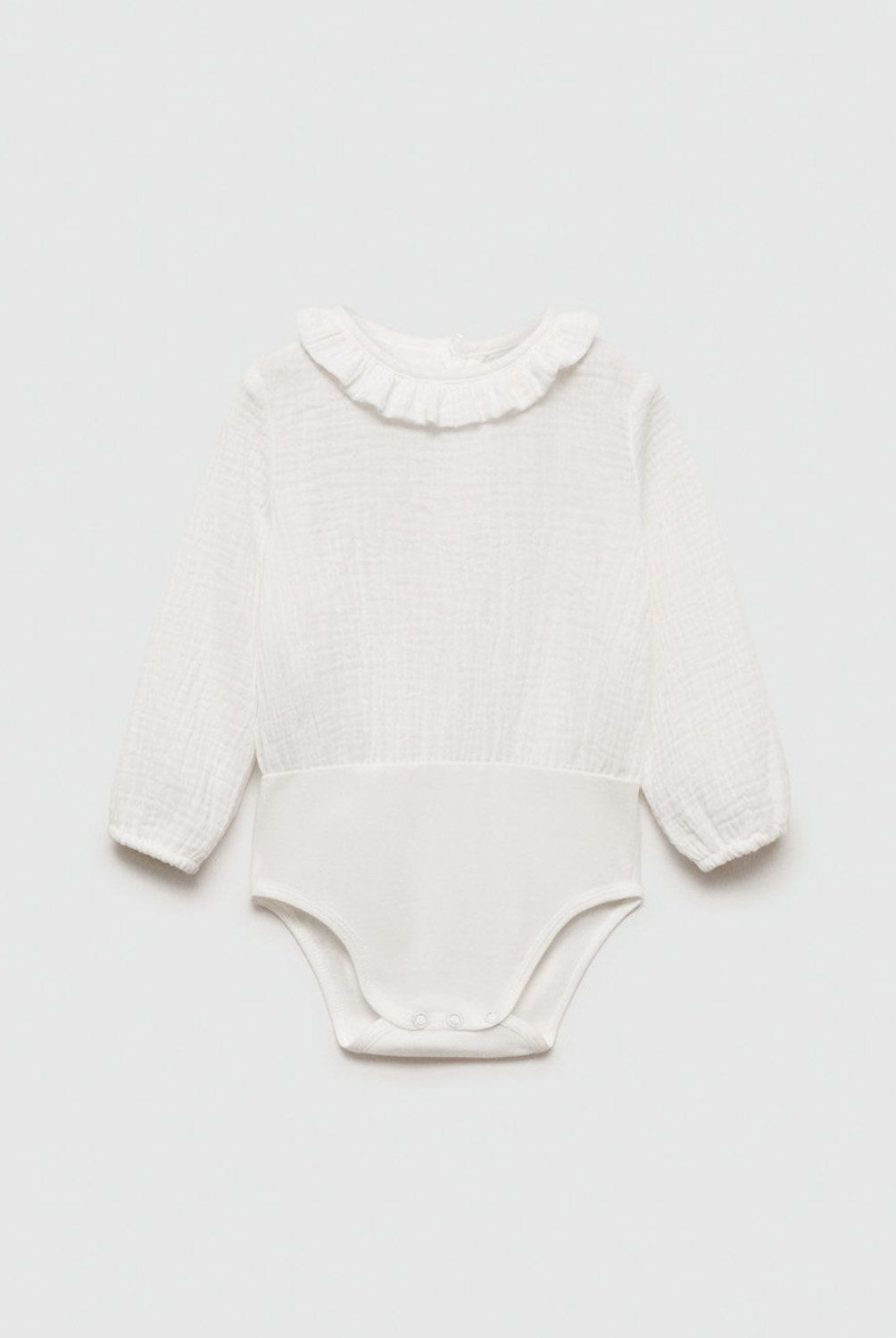 MANGO KIDS - Body Algodón Bambula Unisex Bebé Mango Kids