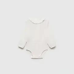 MANGO KIDS - Body Algodón Bambula Unisex Bebé