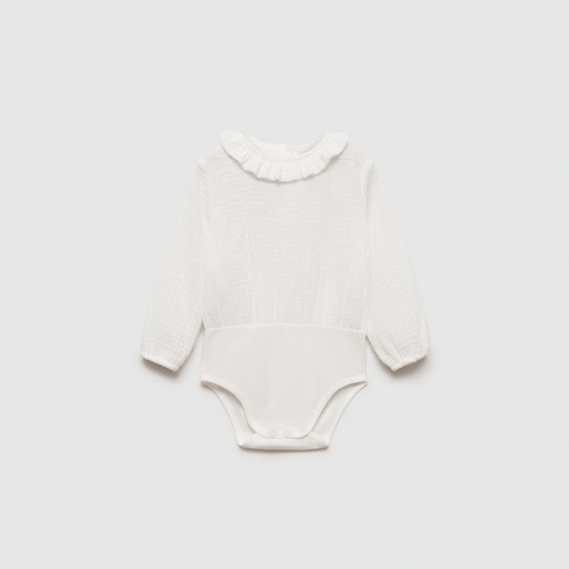 MANGO KIDS - Body Algodón Bambula Unisex Bebé Mango Kids