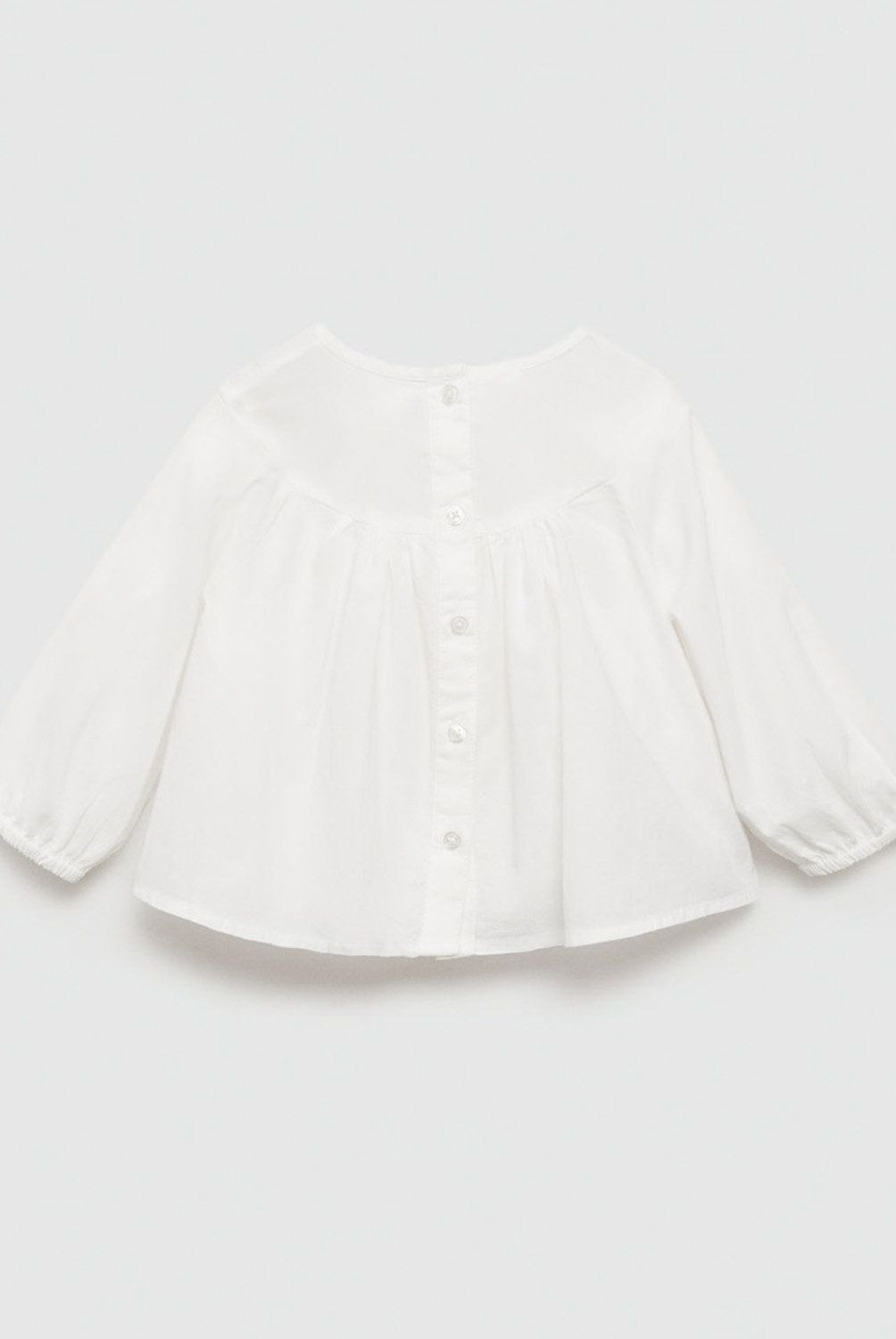 MANGO KIDS - Blusa Algodón Bordados Unisex Bebé Mango Kids