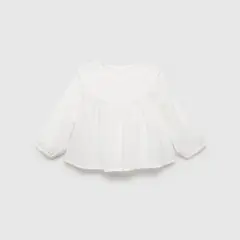 MANGO KIDS - Blusa Algodón Bordados Unisex Bebé