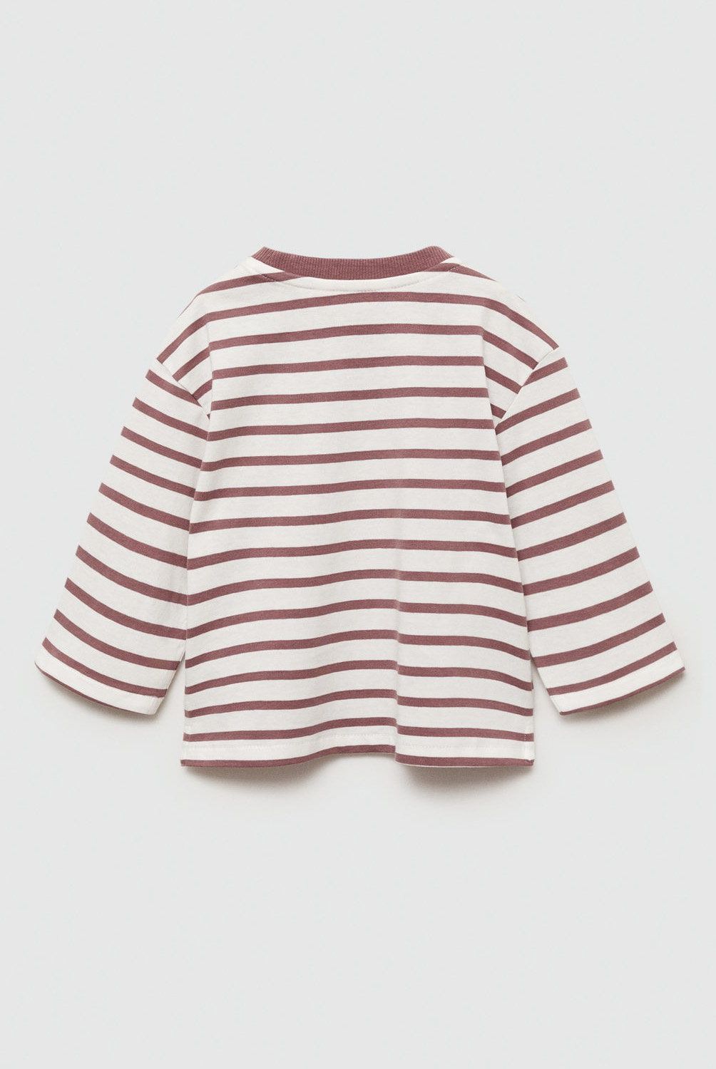 MANGO KIDS - Polera Algodón Rayas Bebé Niño Mango Kids