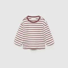MANGO KIDS - Polera Algodón Rayas Bebé Niño