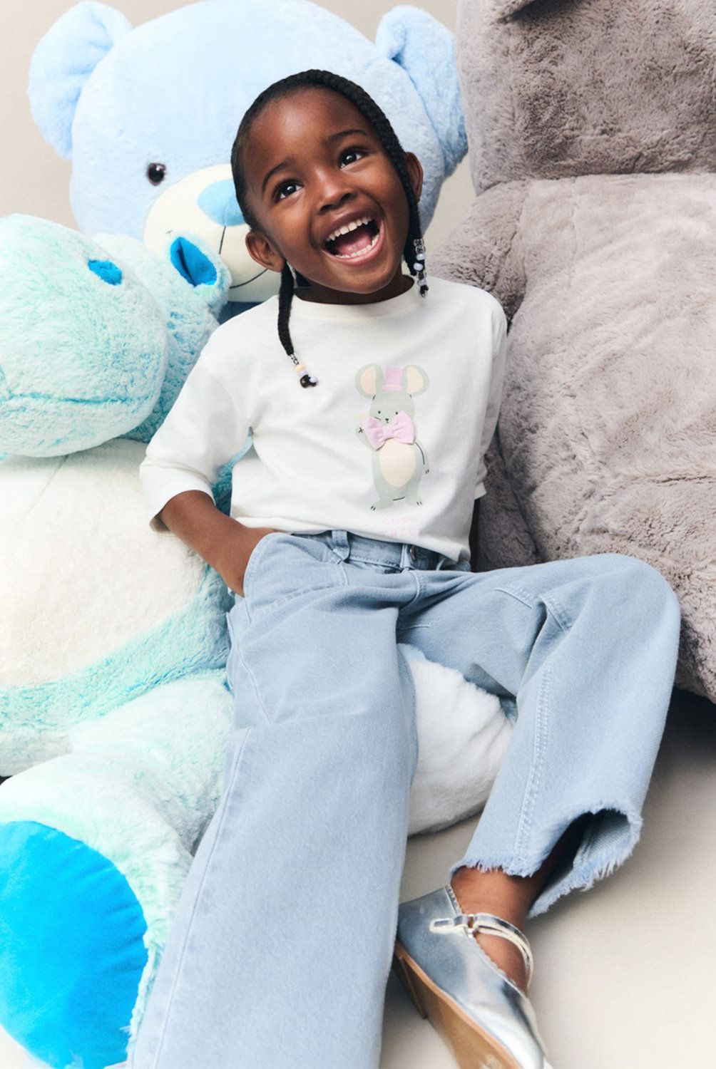 MANGO KIDS - Polera Estampada Algodón Bebé Niña Mango Kids