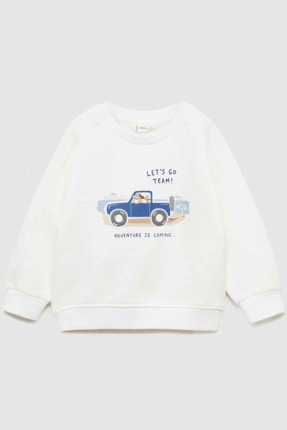 MANGO KIDS - Polerón Estampada Parche Bebé Niño Mango Kids