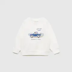 MANGO KIDS - Polerón Estampada Parche Bebé Niño