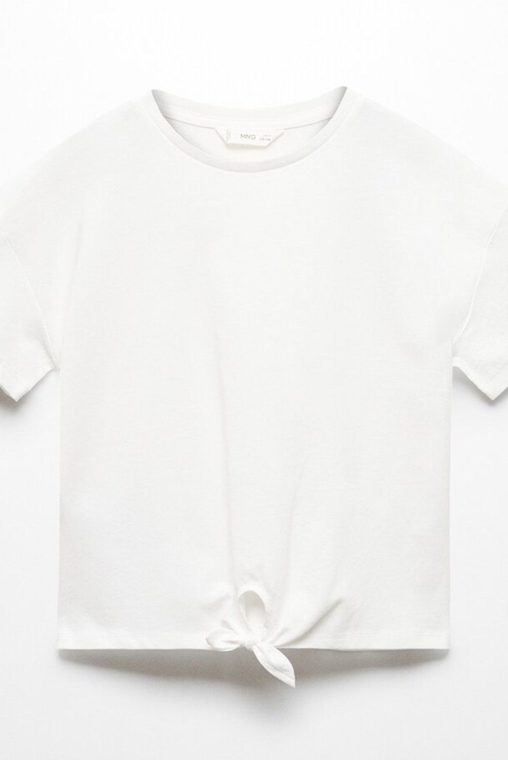 MANGO KIDS - Polera Algodón Lazo Niña Mango Kids