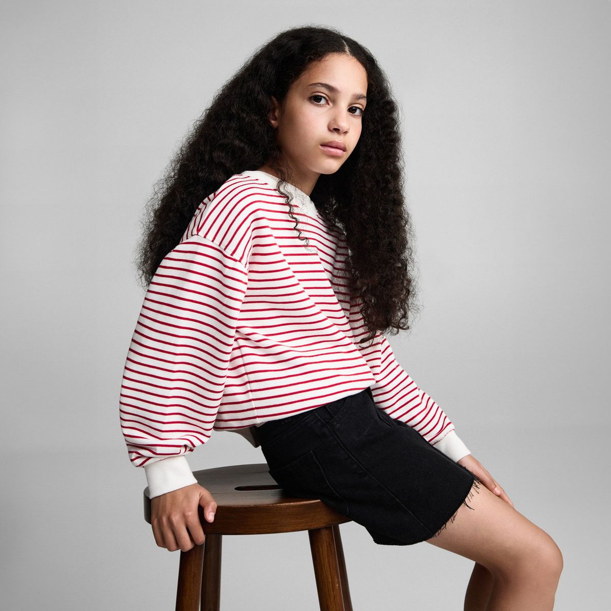 MANGO KIDS - Falda Corta Denim Niña Mango Kids
