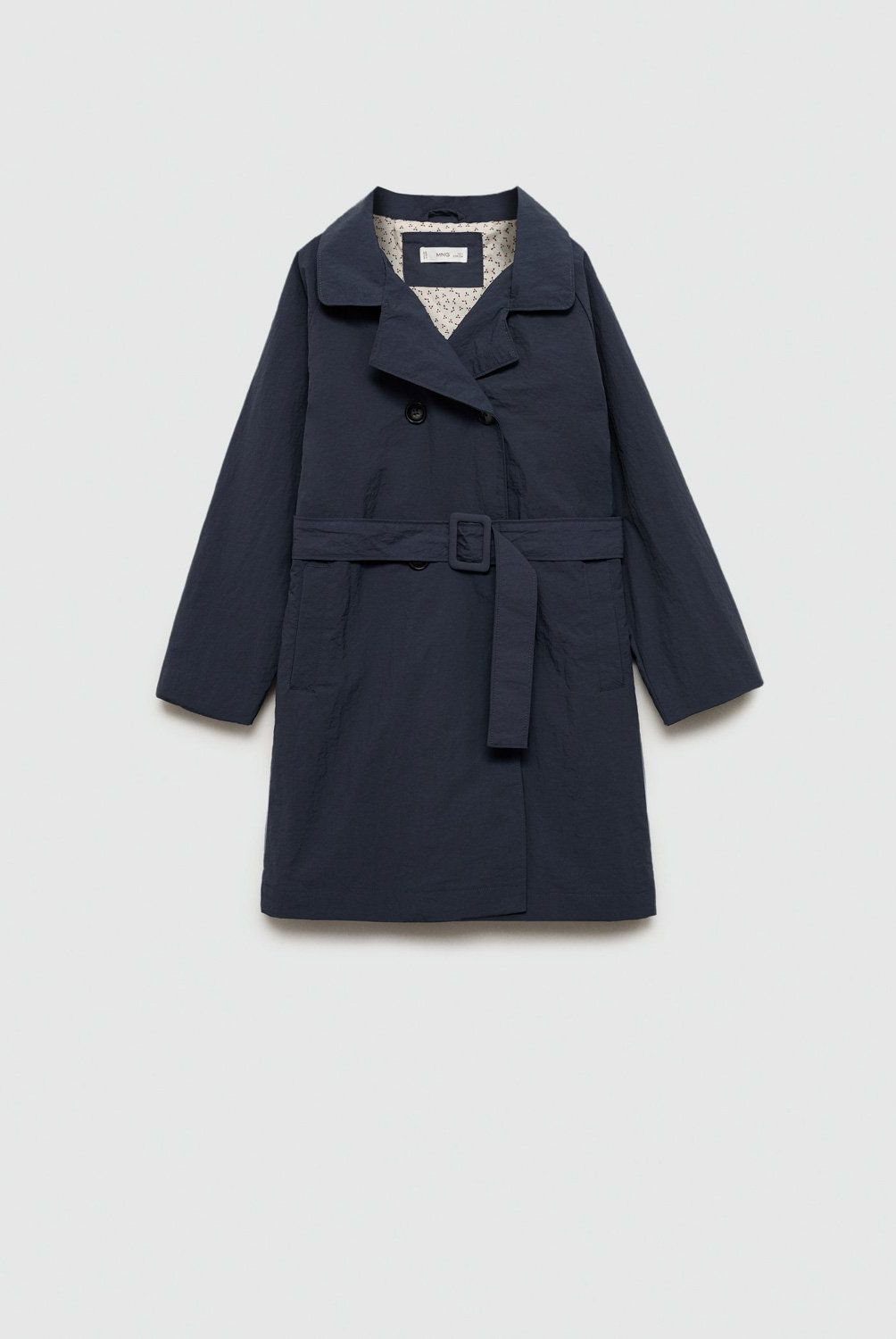 MANGO KIDS - Trench Clásico Cinturón Niña Mango Kids