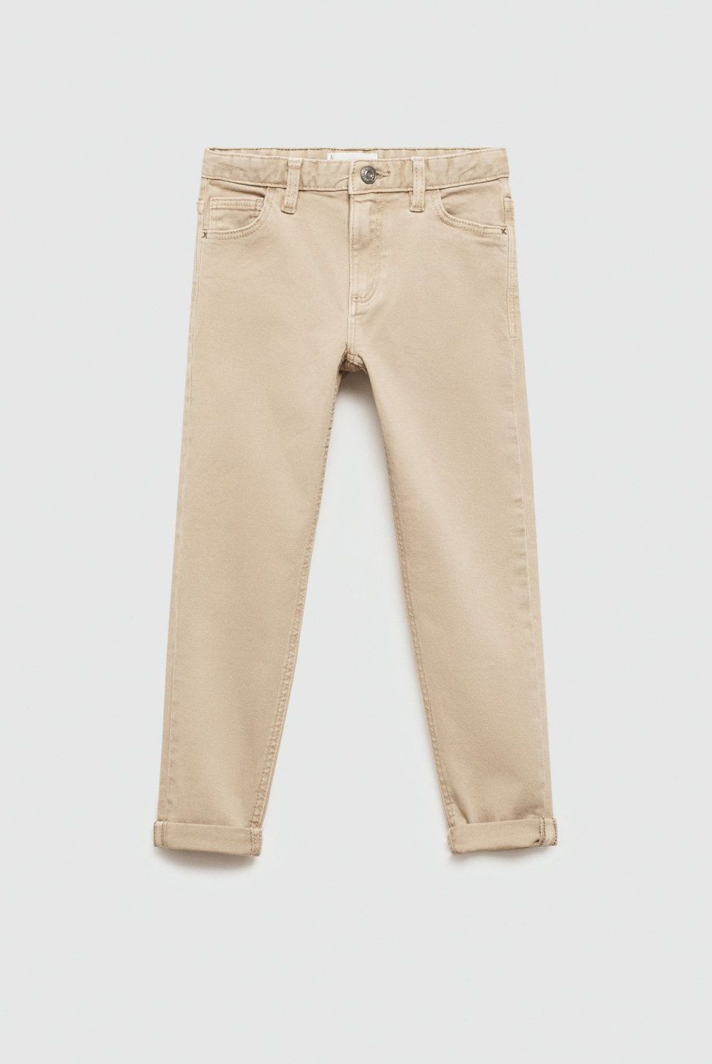 MANGO KIDS - Pantalón Recto Algodón Niño Mango Kids