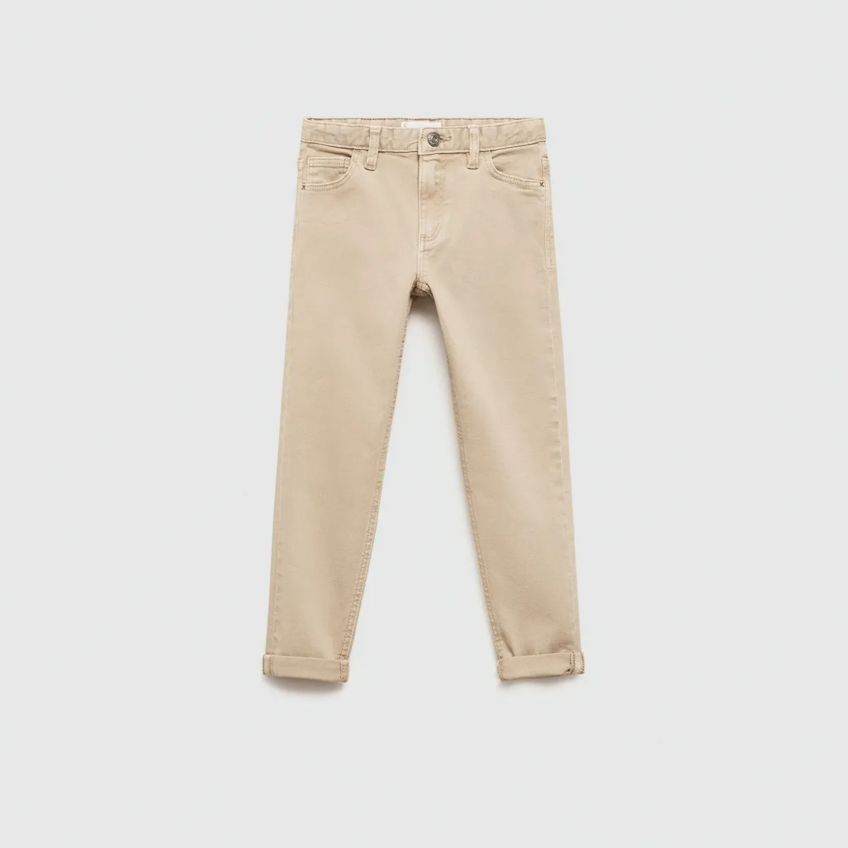 MANGO KIDS - Pantalón Recto Algodón Niño Mango Kids