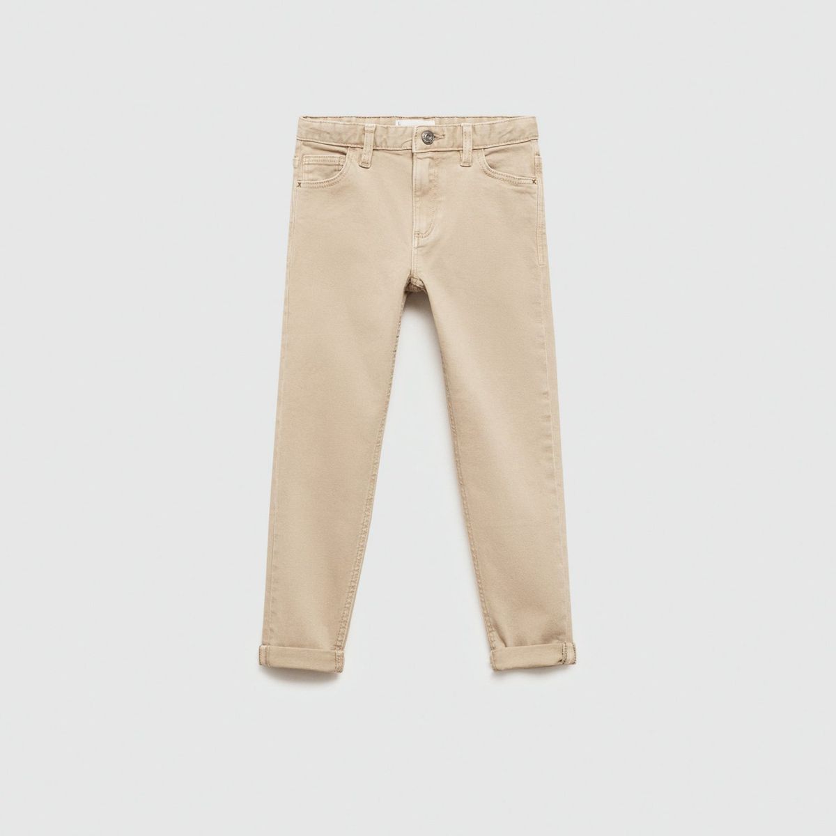 MANGO KIDS - Pantalón Recto Algodón Niño Mango Kids