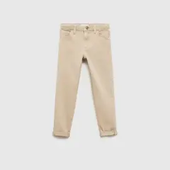 MANGO KIDS - Pantalón Recto Algodón Niño