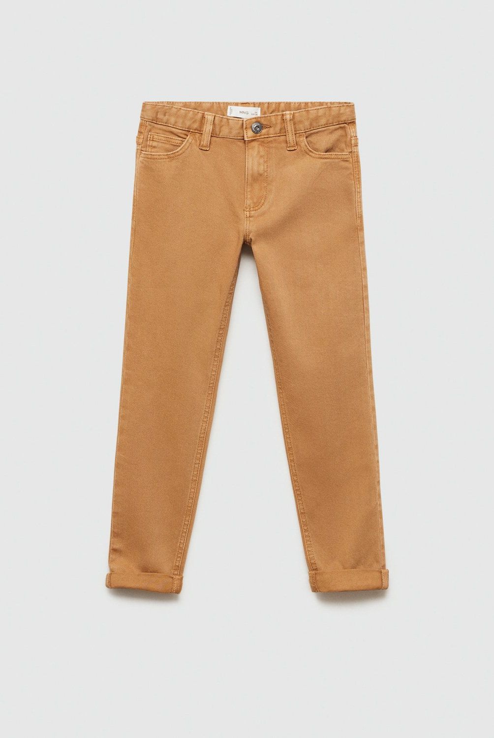 MANGO KIDS - Pantalón Recto Algodón Niño Mango Kids