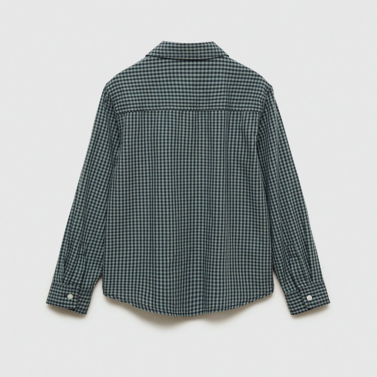 MANGO KIDS - Camisa Micro Cuadros Niño Mango Kids