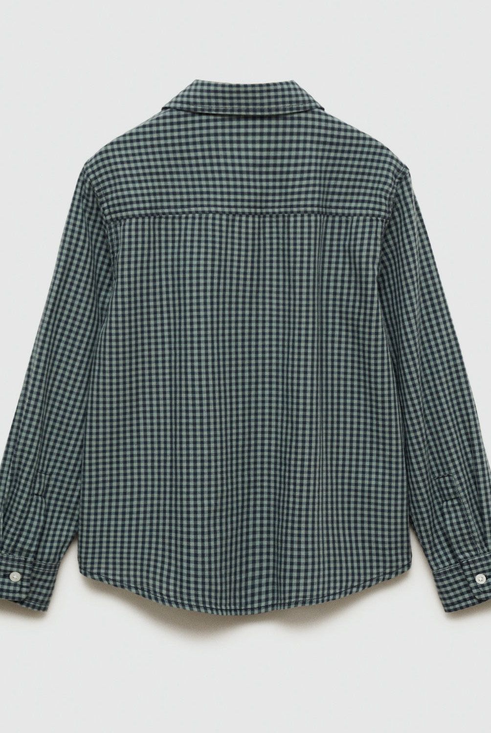 MANGO KIDS - Camisa Micro Cuadros Niño Mango Kids