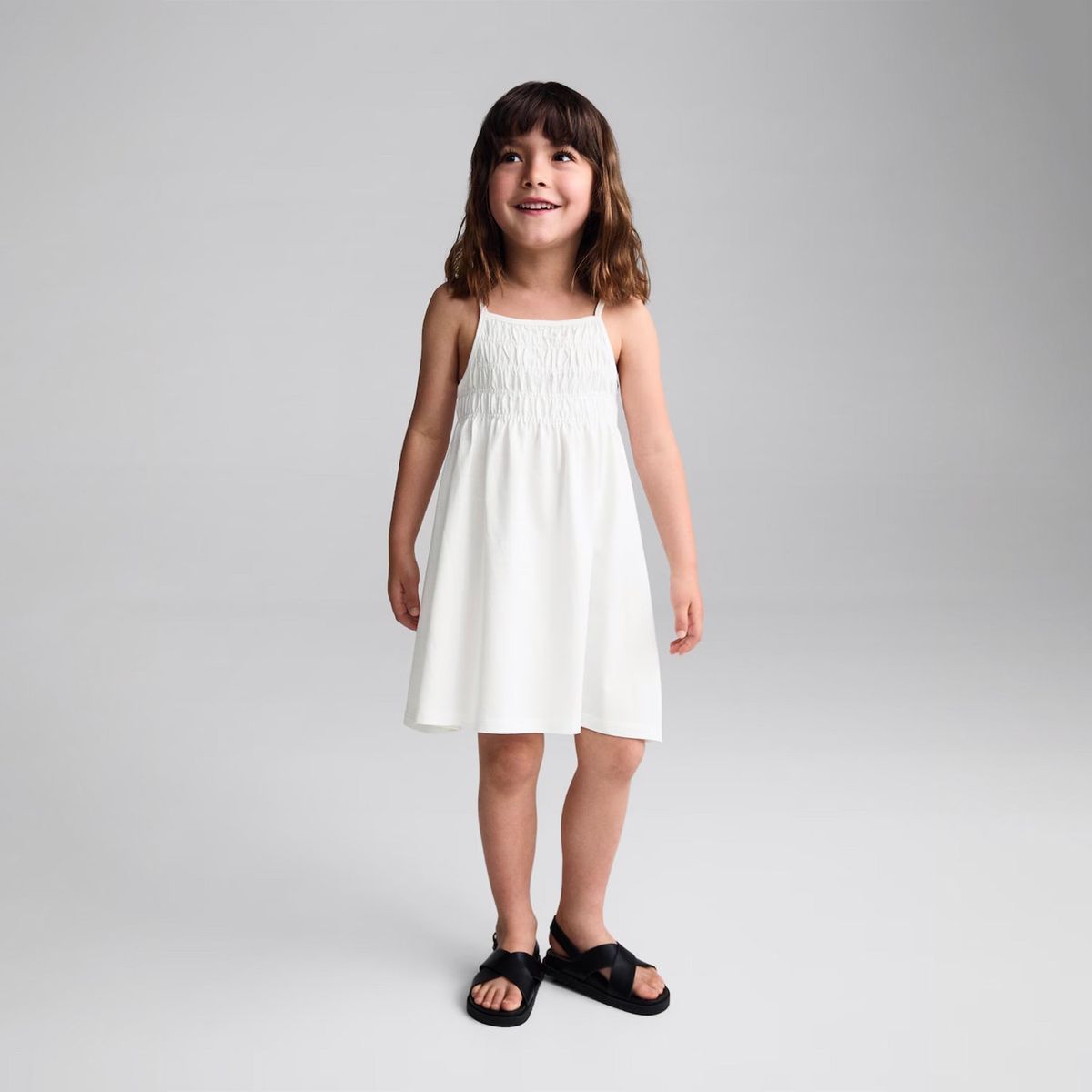 MANGO KIDS - Vestido Detalles Fruncidos Bebé Niña Mango Kids
