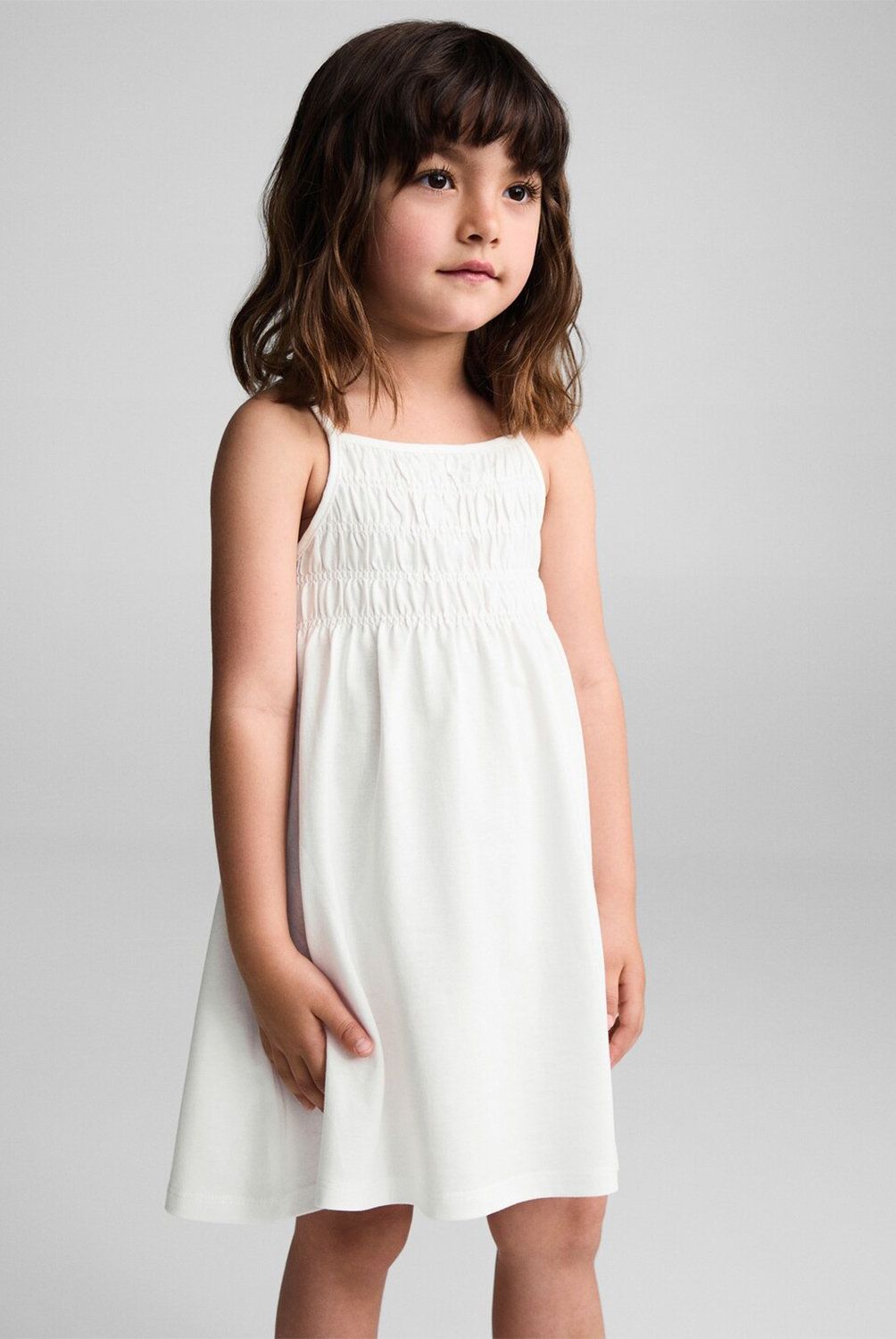 MANGO KIDS - Vestido Detalles Fruncidos Bebé Niña Mango Kids