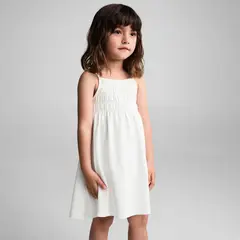 MANGO KIDS - Vestido Detalles Fruncidos Bebé Niña