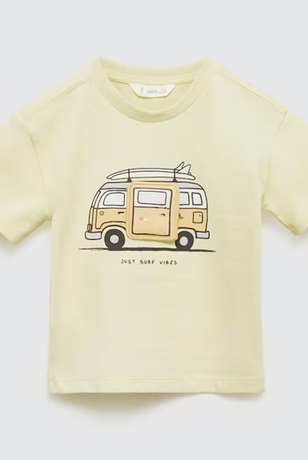 MANGO KIDS - Polera Estampado Relieve Bebé Niño Mango Kids