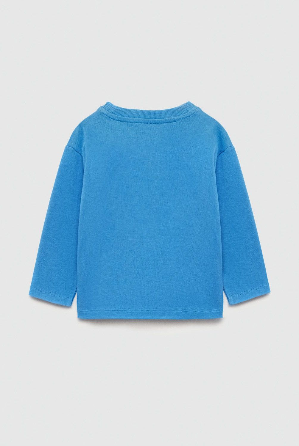 MANGO KIDS - Polera Manga Larga Estampada Bebé Niño Mango Kids