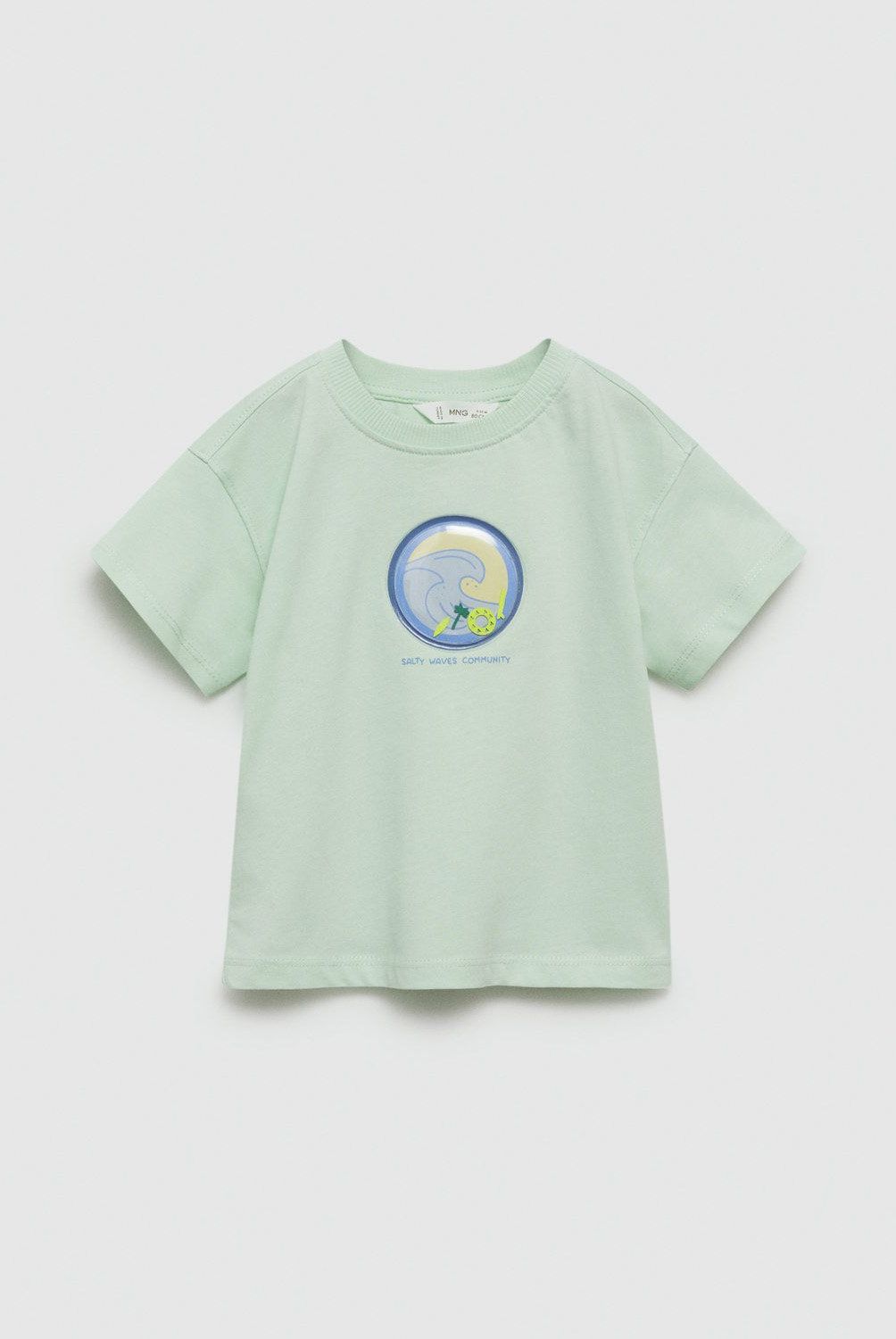 MANGO KIDS - Polera Estampada Detalle Relieve Bebé Niño Mango Kids