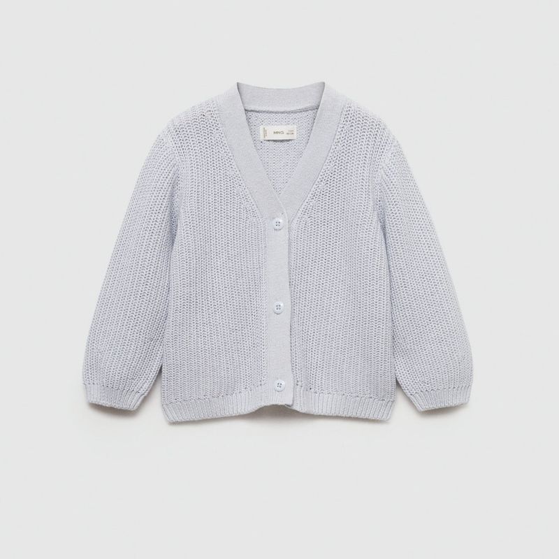 MANGO KIDS - Chaleco Punto Botones Bebé Niña Mango Kids