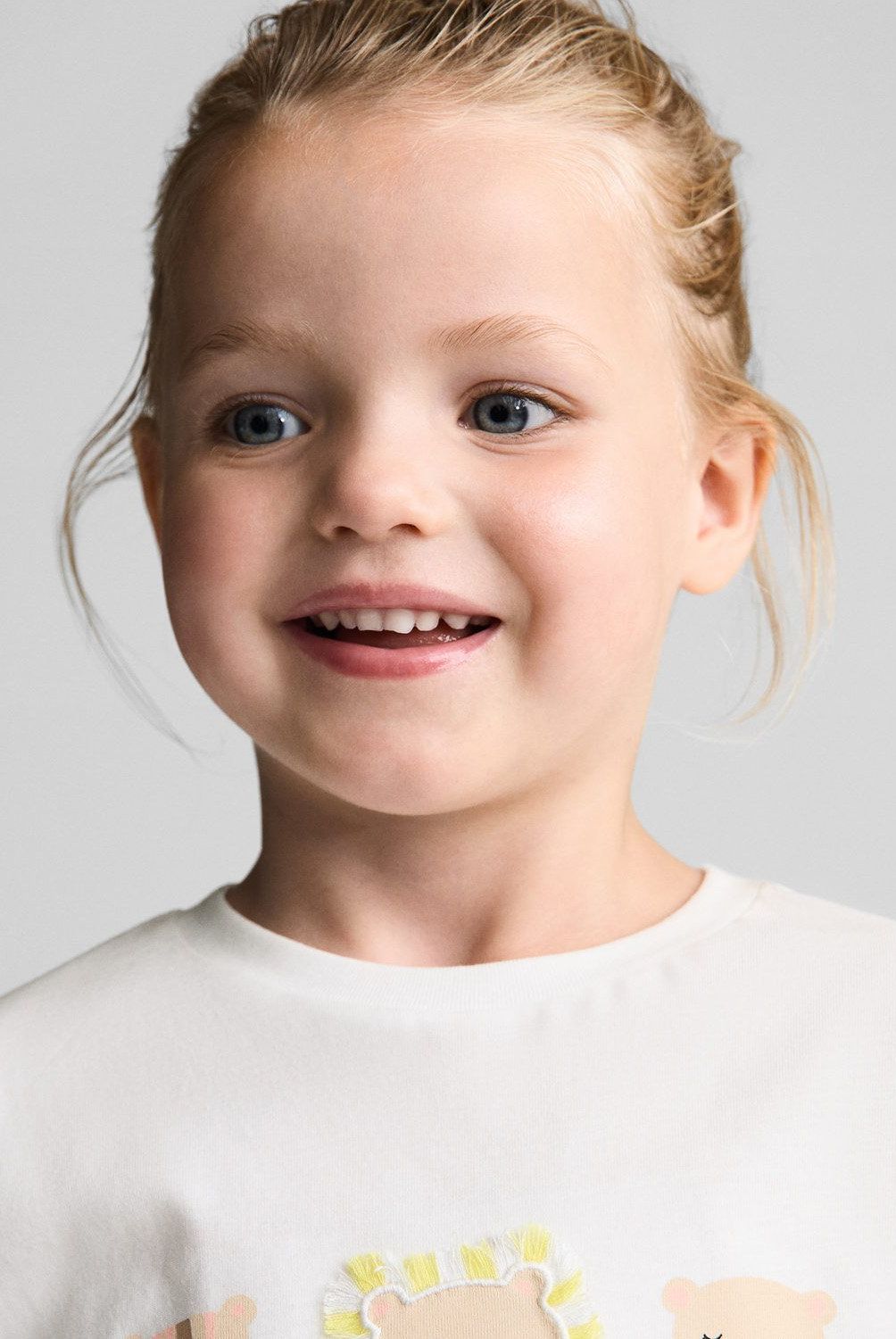 MANGO KIDS - Polera Algodón Estampado Animales Bebé Niña Mango Kids