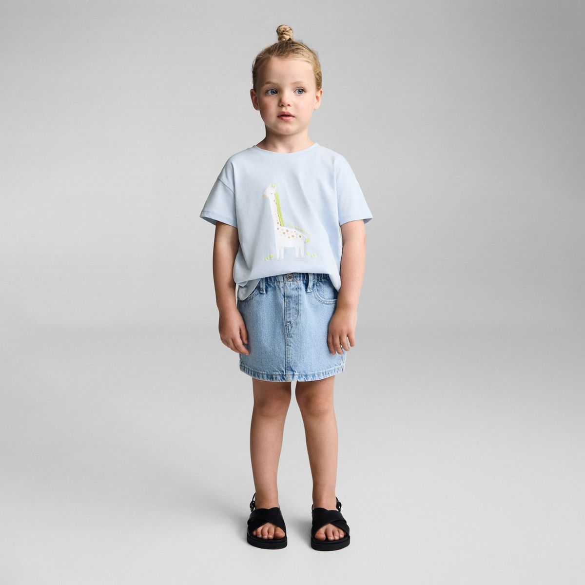 MANGO KIDS - Polera Estampada Algodón Bebé Niña Mango Kids