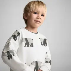 MANGO KIDS - Polerón Estampada Oso Niño