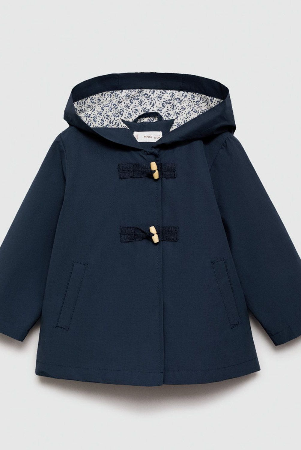 MANGO KIDS - Chaqueta Impermeable Capucha Bebé Niña Mango Kids