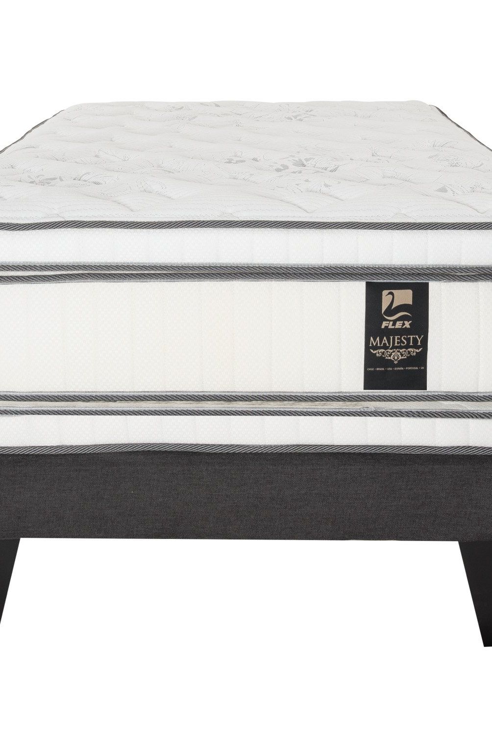 FLEX - Cama Europea Majesty Graf 1.5 Plazas X 2.00Mt Flex