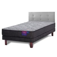 Cama Europea Thera Plus 1.5 Plazas + Respaldo