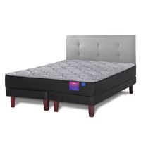 Cama Europea Therapedic Plus 2 Plazas 150X200 Cm + Respaldo Royal