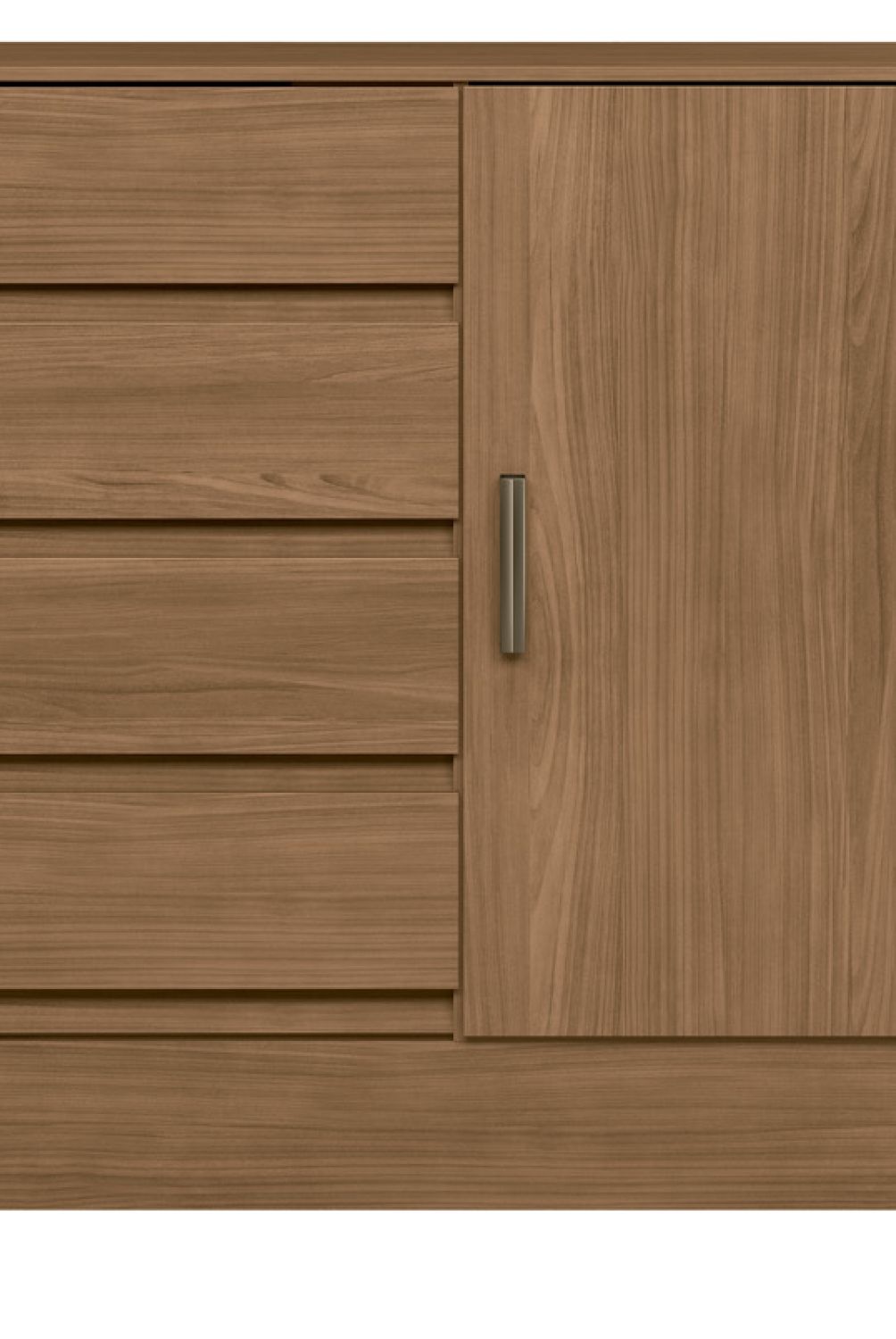 ALTAVISION - Cómoda Fit 1.4 1 Puerta 4 Cajones Jequitiba Altavisión