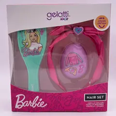 GELATTI - Set 2 Cepillos Pelo-Cintillo Barbie 12 X 1 Niña