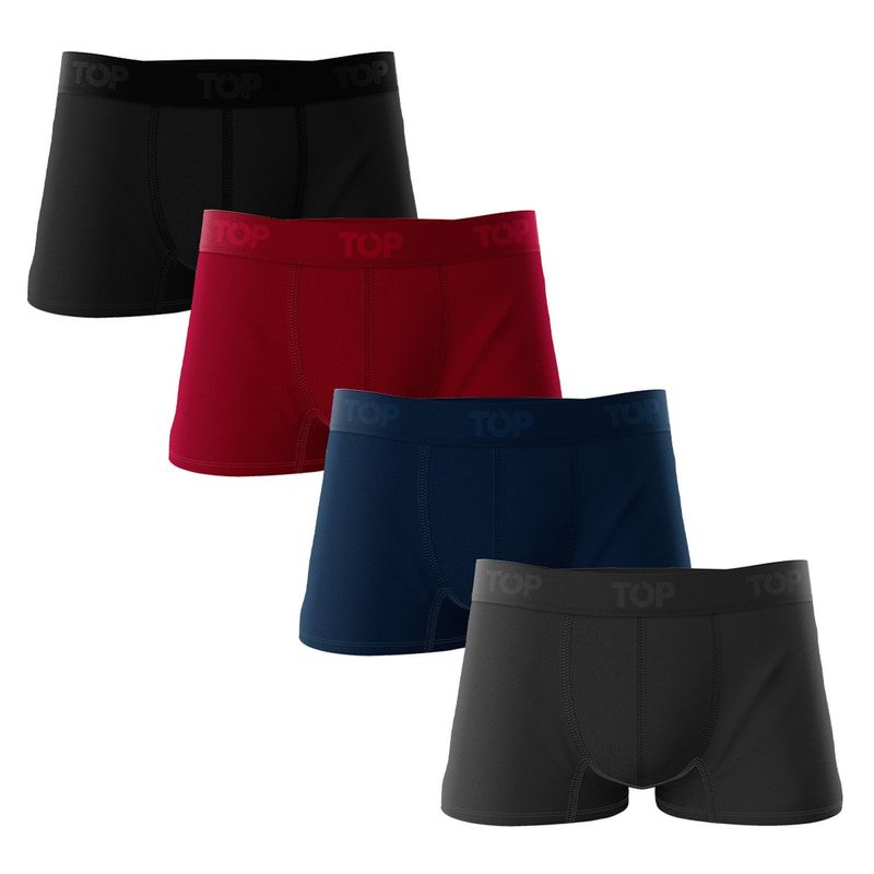 TOP - Pack De 4 Boxers Algodón Hombre Top