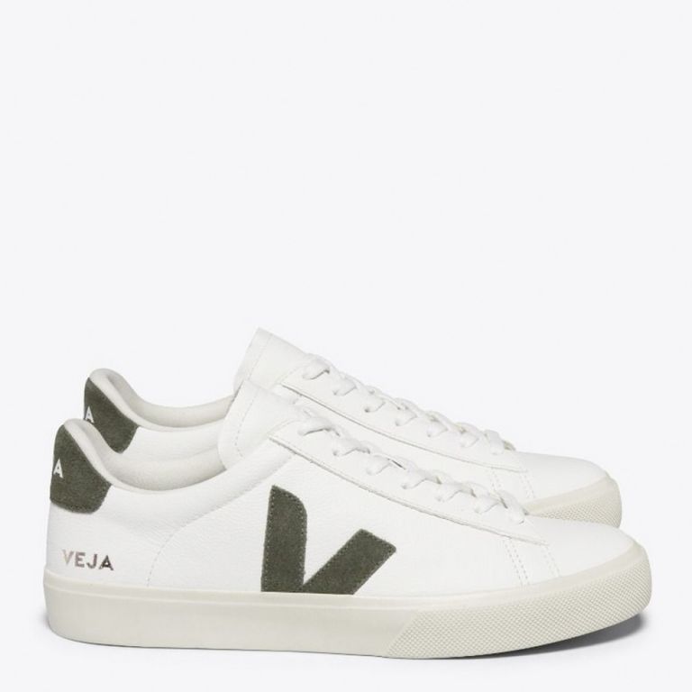 Campo Zapatilla Urbana Hombre Cuero Blanco