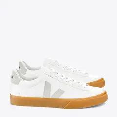 VEJA - Campo Zapatilla Urbana Hombre Cuero Blanco