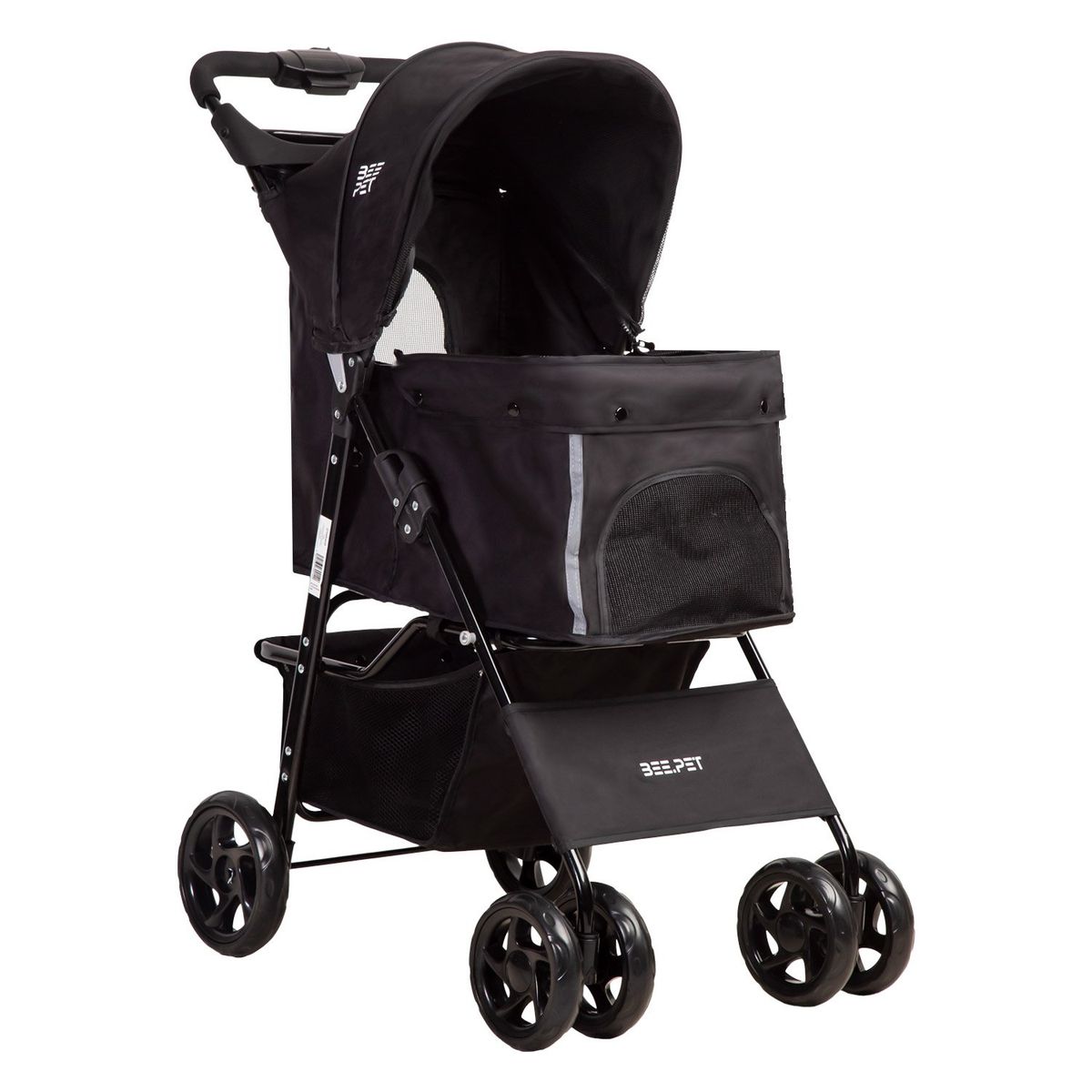 BEBESIT - Coche Mascotas  Negro Beepet Bebesit