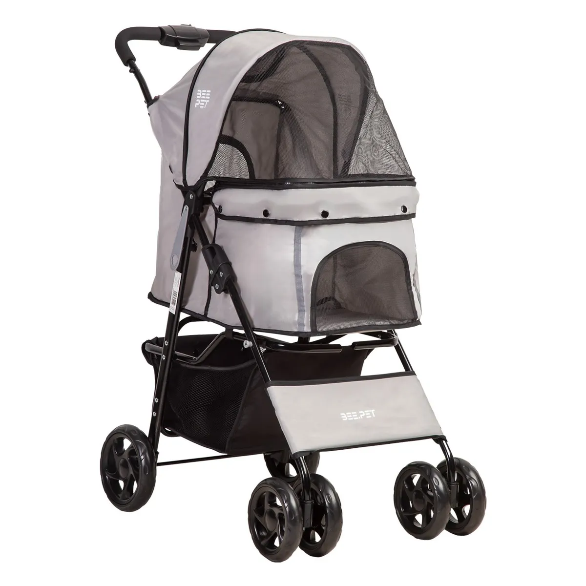 BEBESIT - Coche Mascotas Gris Beepet Bebesit