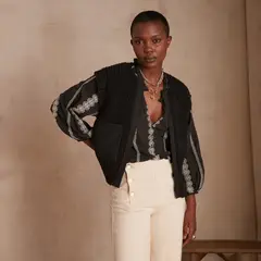 MAISON 123 - Chaleco Sin Mangas Bolsillo Mujer 123