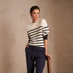 MAISON 123 - Sweater Rayas Mujer