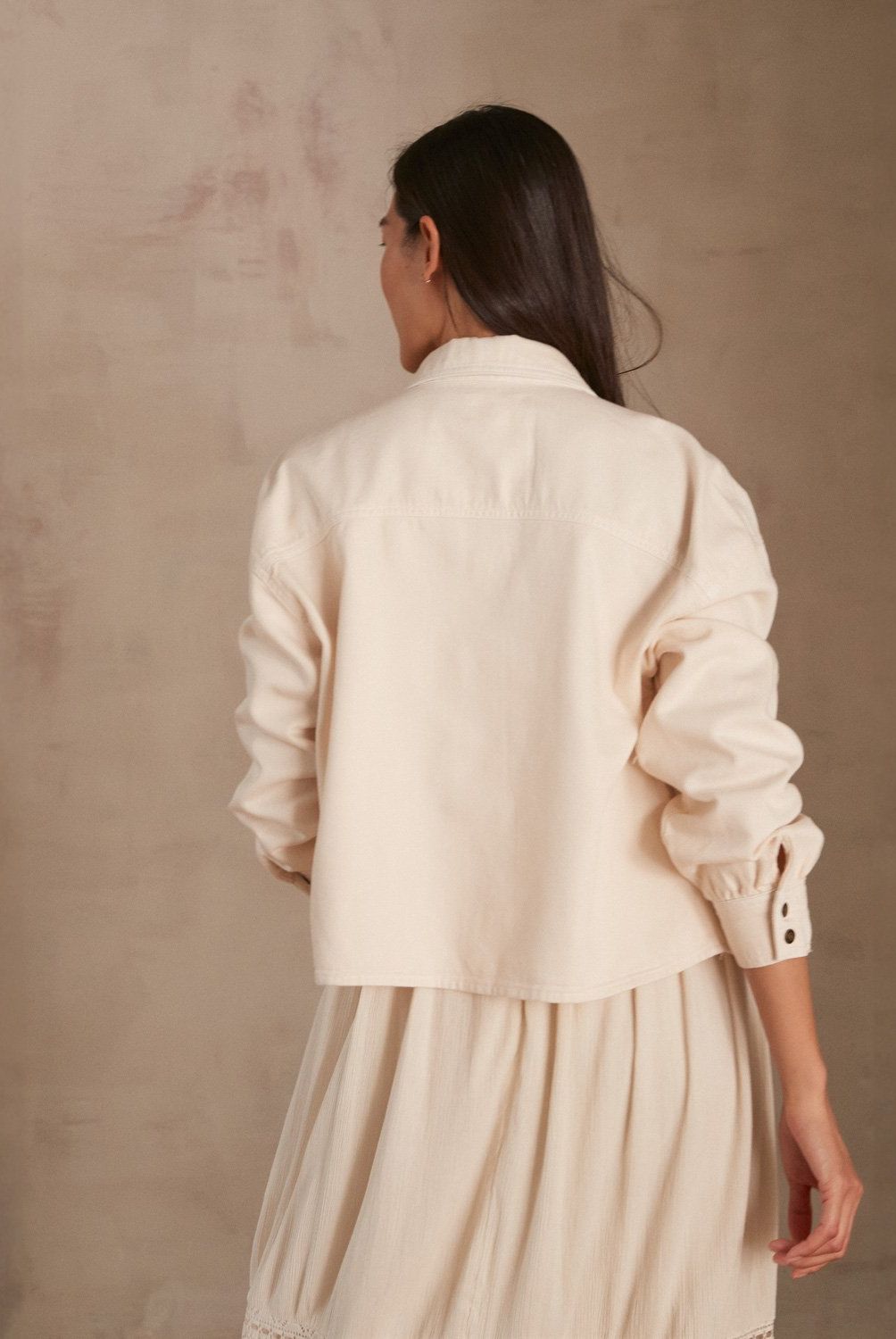 MAISON 123 - Chaqueta 100% Lino Mujer Maison 123
